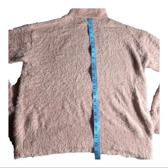 LULUS Positively The Best Eyelash Knit Turtleneck Sweater in Mauve - Picture 6 of 9